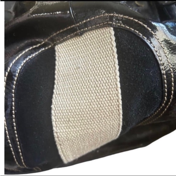 Juicy Couture Vintage Purse Black patent leather large bag - Picture 12 of 12